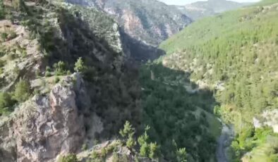 Doğa tutkunları bayram tatilinde Kale Boynu Kanyonu’nu tercih etti