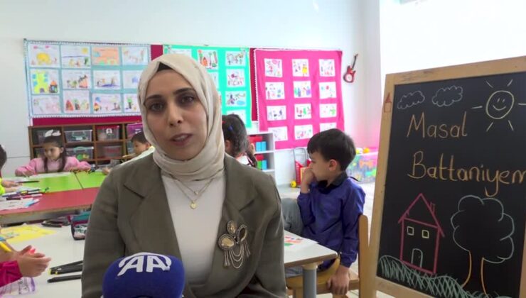 Fatma öğretmen masal battaniyesiyle öğrencilerinin becerilerinin gelişmesini sağladı
