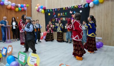 Ferzad Kemanger Kütüphanesi’nde mezuniyet sevinci yaşandı