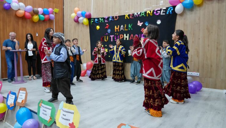 Ferzad Kemanger Kütüphanesi’nde mezuniyet sevinci yaşandı