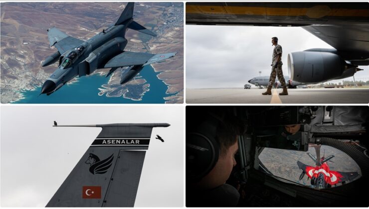 Gökyüzünde görev yapan uçan tankerler kritik rol üstleniyor