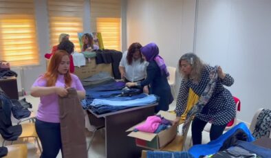 Gönüllü kadınlardan öğrencilere ücretsiz Giyim Mağazası hizmeti