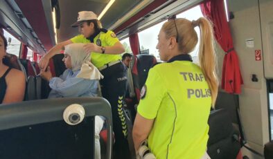 Diyarbakır Otobüs Terminalinde Emniyet Kemeri Denetimi