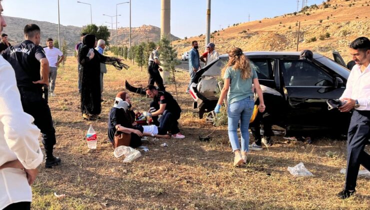 Mardin’de trafik kazasında 9 kişi yaralandı