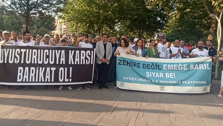 Diyarbakır’da ”Uyuşturucuya karşı barikat ol” yürüyüşü