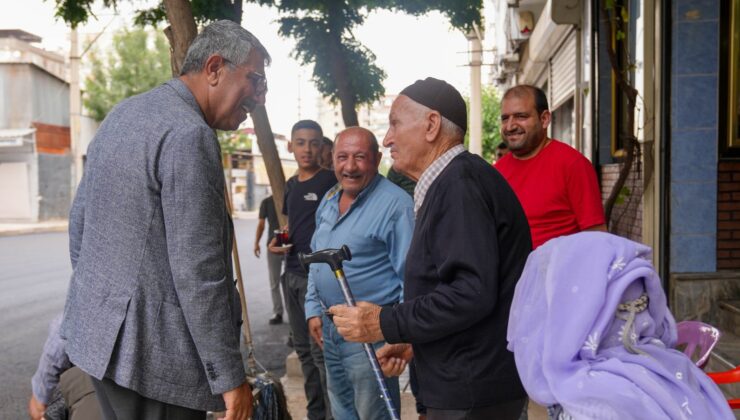 Eş Başkan Siraç Çelik Asfalt Çalışmalarını İnceledi, Esnafla Buluştu