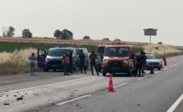 İki aracın çarpıştığı kazada 1 kişi öldü, 1 kişi yaralandı