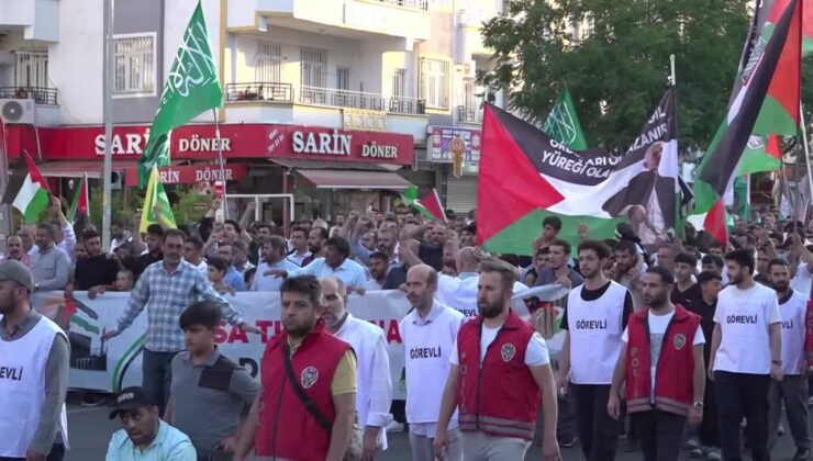 İsrail’in Gazze’ye saldırıları Diyarbakır ve Batman’da protesto edildi