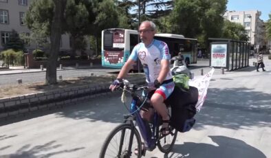 Kök hücre bağışına dikkati çekmek için 7 bin 500 kilometre pedal çevirecek