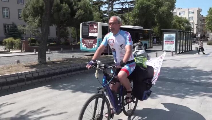 Kök hücre bağışına dikkati çekmek için 7 bin 500 kilometre pedal çevirecek