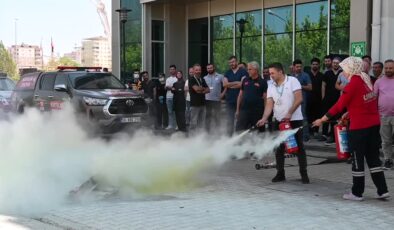 Kurtalan Devlet Hastanesinde yangın ve tahliye tatbikatı gerçekleştirildi