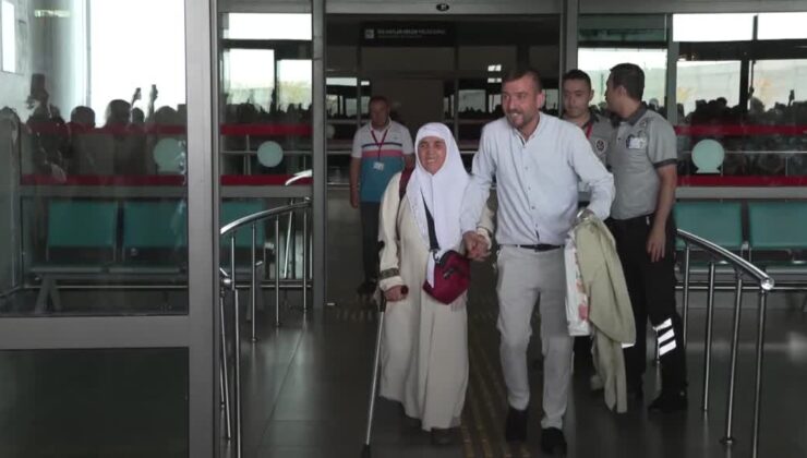 Hac kafilesi Gaziantep’te gözyaşlarıyla karşılandı