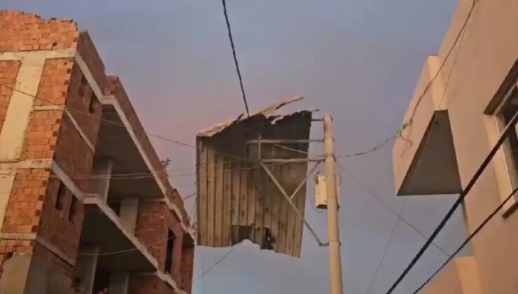 Mardin’de kuvvetli rüzgar etkili oldu