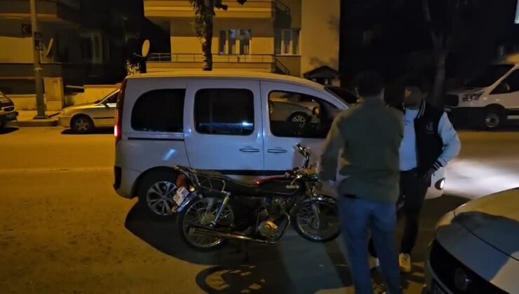 Motosiklet hırsızları kovalamacayla yakalandı