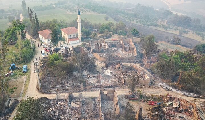 Orman yangınlarına havadan ve karadan müdahale ediliyor