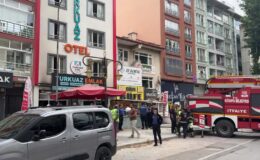 Otelin alt katında çıkan yangın korkuttu