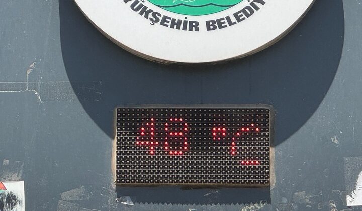 Şanlıurfa’da termometreler 48 dereceyi gösterdi