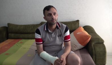 Sahipsiz köpeklerin saldırdığı kişi yaralandı