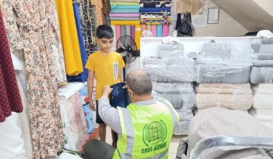 Şanlıurfa’da ihtiyaç sahibi 100 kişiye bayramlık kıyafet yardımı