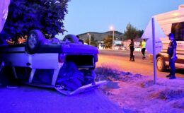 Şarampole devrilen araç can aldı