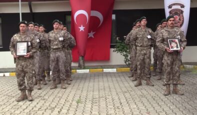 Trafik kazasında şehit olan özel harekat kursiyerlerine veda