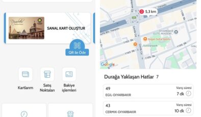 Diyarbakır Ulaşım Uygulamasına yeni özellikler eklendi