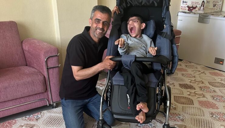 14 yaşındaki Serhat ‘Özel Aracına’ kavuştu