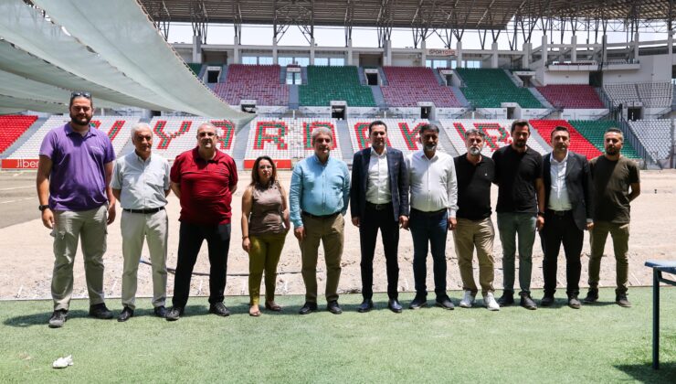Amedspor Yönetimi’nden Diyarbakır Stadyumu’na ziyaret