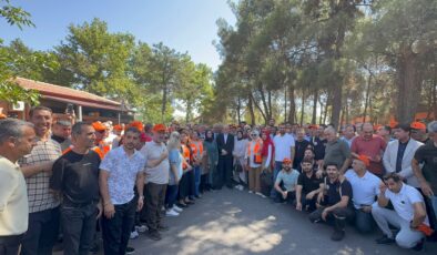 TÜRK-İŞ Genel Başkanı Ergun Atalay, Diyarbakır’da emekçilerle buluştu