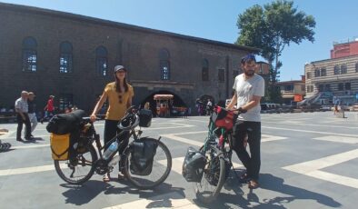 Almanya’dan Diyarbakır’a pedal çevirdiler