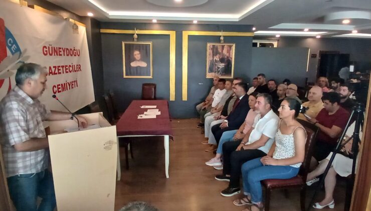 Güneydoğu Gazeteciler Cemiyeti Olağanüstü Genel Kurulunu Gerçekleştirdi