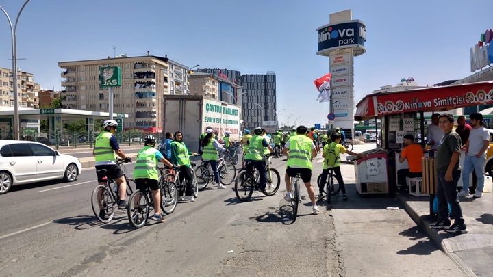 “Sağlığın Keyfine Birlikte Sürelim” Sloganı ile Pedal Çevrildi