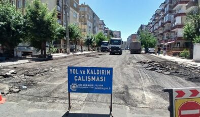 Diyarbakır’da Yol Yapım Çalışmaları Hız Kesmeden Devam Ediyor
