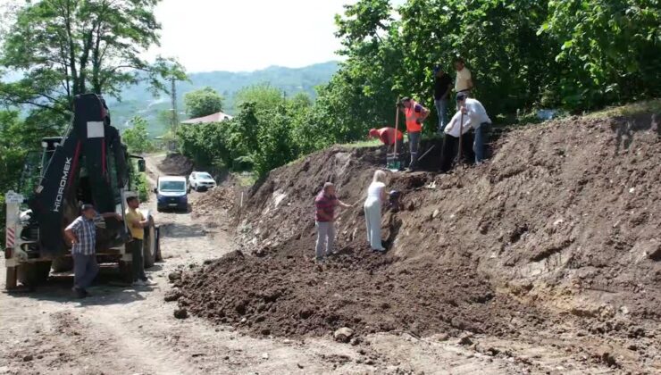Yol açılırken Roma ya da Bizans mezarı bulundu