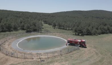 Yozgat’ta 600 tonluk su çukurlarıyla yangına anında müdahale