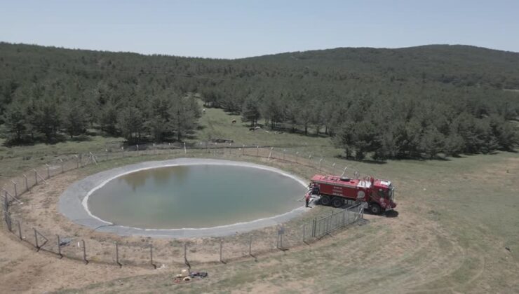 Yozgat’ta 600 tonluk su çukurlarıyla yangına anında müdahale