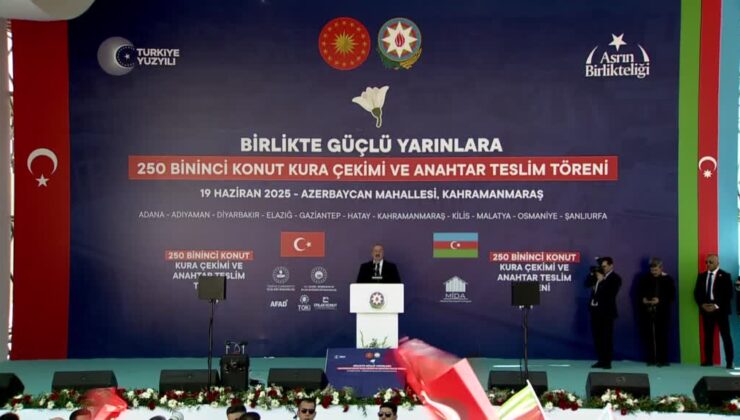 Aliyev: Bu, güçlü Türkiye’nin dünyaya verdiği mesajdır