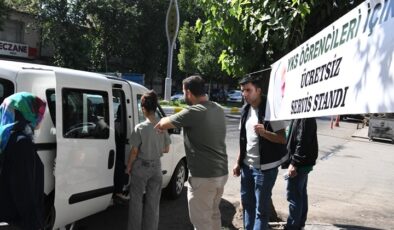 Bismil’de YKS öğrencilerine ücretsiz servis hizmeti