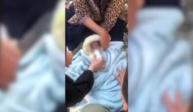 Boş arazide 3 aylık bebek bulundu