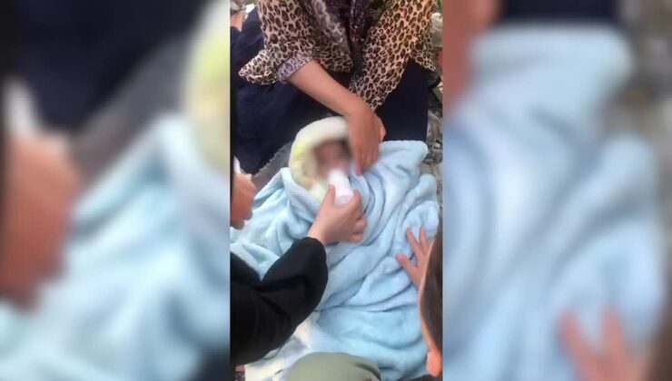 Boş arazide 3 aylık bebek bulundu