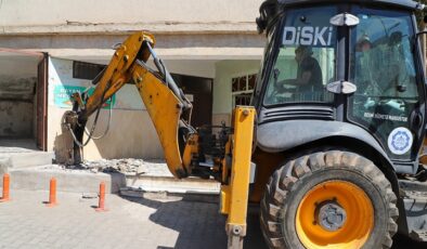 DİSKİ’den Sigorta Hastanesi Camii’ne altyapı müdahalesi