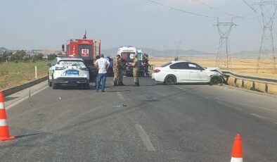 İki otomobilin çarpışması sonucu 1 kişi öldü
