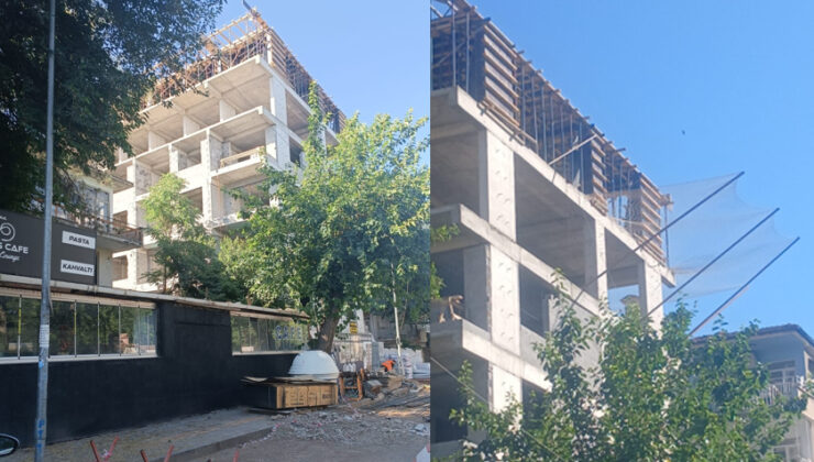 O inşaatta file çalışması başladı
