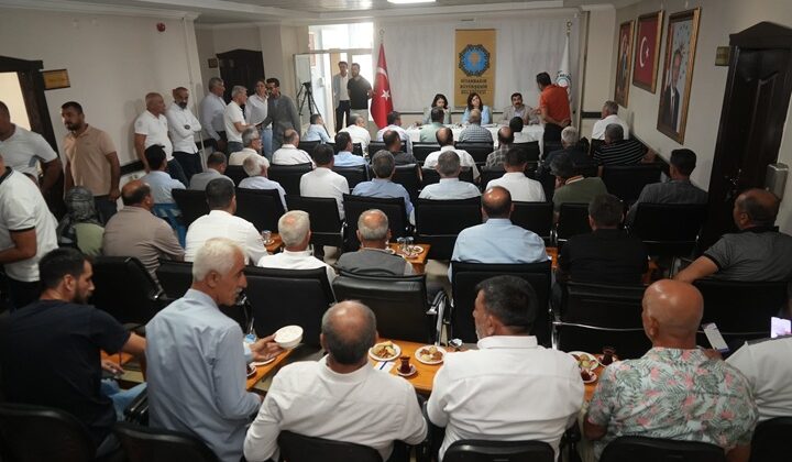 Kulp ilçesinde muhtarları dinlediler
