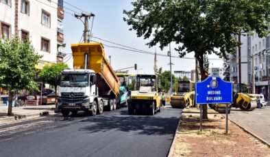 Medine Bulvarı asfaltlanıyor