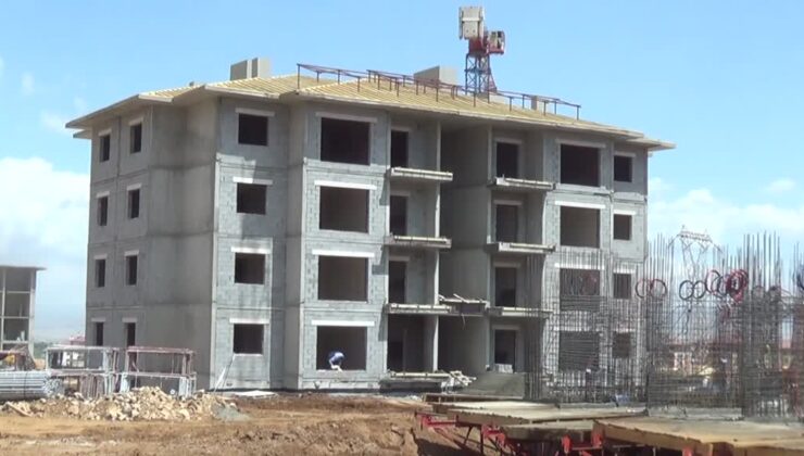 Muş’ta 1088 konutluk TOKİ projesi hızla yükseliyor