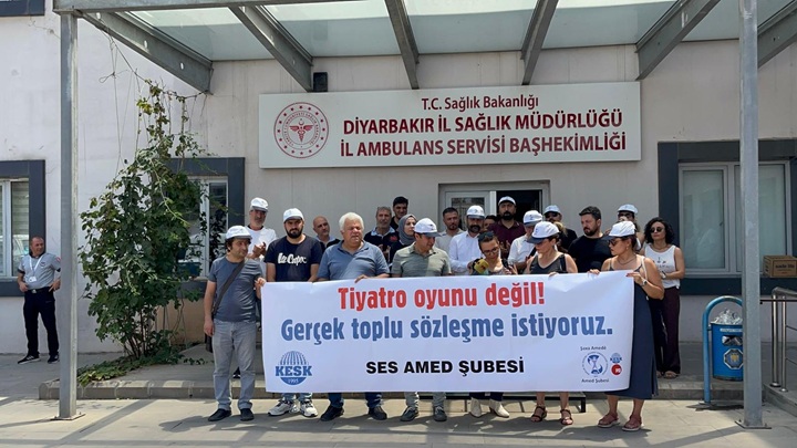 SES Amed Şubesi: Gerçek Toplu Sözleşme İçin Alanlardayız