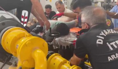 Elini levha kesme makinesine kaptıran işçi yaralandı