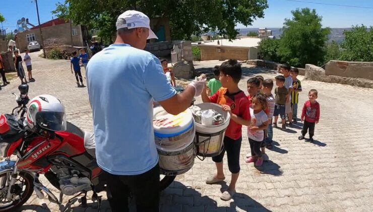 34 yıldır çocukların dondurma neşesi oldu