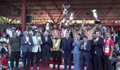 664. Tarihi Kırkpınar Yağlı Güreşleri’nin başpehlivanı Orhan Okulu, altın kemeri kuşandı